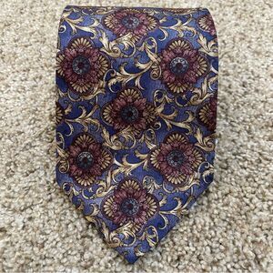Vintage Etienne Aigner Men's Paisley Pattern Neck Tie 100% Silk NWT 57"